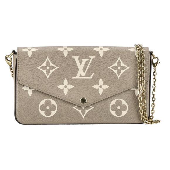 Louis Vuitton Handbags - Louis Vuitton Felice Pochette Empreinte Tourterelle Creme